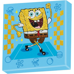 Diamond Dotz SpongeBob SquarePants Express Yourself Καμβάς Diamond Painting Kit 28x28cm BDBX.002