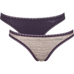 Sloggi Go Mini Βαμβακερά Γυναικεία Slip 2Pack 10207411-V010