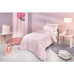 Guy Laroche Σετ Παιδικά Σεντόνια Μονά Βαμβακερά 165x250 Paw Pinky