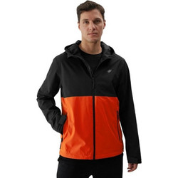 4F Ανδρικό Μπουφάν Χειμωνιάτικο Softshell Αδιάβροχο Αντιανεμικό Κόκκινο Μαύρο 4FWSS24TTJAM444-62S