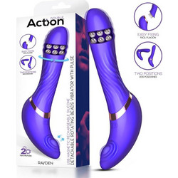 IntoYou Action Rayden Vibrator Δονητής 14cm Μωβ