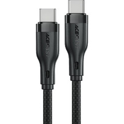 Acefast C8-03 Braided USB-C to USB-C 60W 1.2m Black 6974316282716