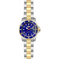 Invicta Pro Diver Ανδρικό Ρολόι Αυτόματο με Ασημί Χρυσό Μεταλλικό Μπρασελέ 47642