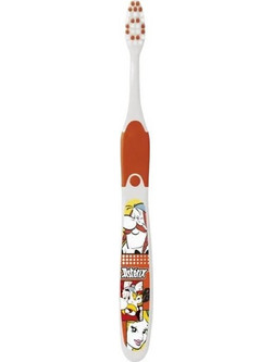 Elgydium Asterix Παιδική Oδοντόβουρτσα Κόκκινη