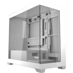 Darkflash C218M White Gaming Mini Tower Κουτί Υπολογιστή RGB με Πλαϊνό Παράθυρο
