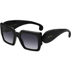 Etro 0056S 8079O Γυναικεία Γυαλιά Ηλίου Τετράγωνα Κοκάλινα Μαύρα με Μαύρο Degradee Φακό