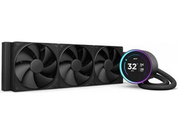 NZXT Kraken Elite 360 V2 Black Υδρόψυξη CPU 120mm για Socket 115x / 1200 / 1700 / 1851 / AM4 / AM5