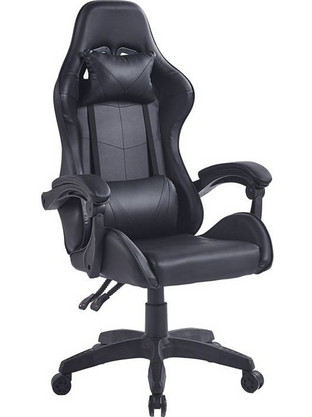 Woodwell BF7850 Καρέκλα Gaming Δερματίνης Μαύρη ΕΟ582,4