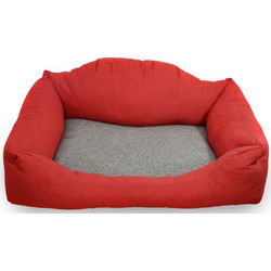 Madpet Deluxe Καναπές Κρεβάτι Σκύλου Κόκκινος 70x51cm