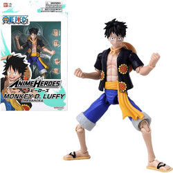 Bandai Anime Heroes One Piece Monkey D. Luffy Dressrosa Version 17cm
