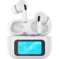 Celebrat W63 Ακουστικά Bluetooth In Ear White