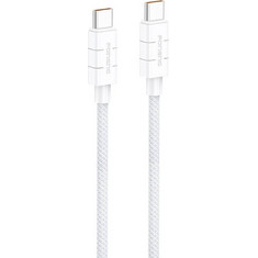 Foneng XS02 Braided USB-C to USB-C 60W 1.2m White 6970462512172