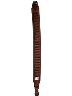 Raptor 20040036 Φυσιγγιοθήκη Δερματίνης 25 Θέσεων Καφέ