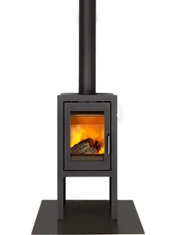 Meteor 470 Vertical Ατσάλινη Ξυλόσομπα 6.7kW