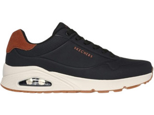 Skechers Uno-Suited On Air Ανδρικά Sneakers Μαύρα 183004-BLK