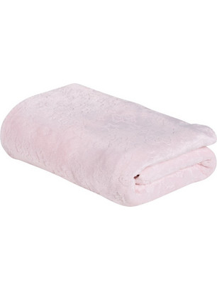 Das Home Relax 4904 Κουβέρτα Αγκαλιάς Βελουτέ 75x100 Ροζ