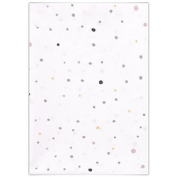 Lorelli Βρεφικό Σεντόνι Κούνιας Βαμβακερό 100x150 Happy Friends White/Green Mint