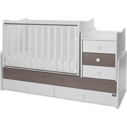 Lorelli Maxi Plus New Πολυμορφική Κούνια για Στρώμα 62x110cm White Coffee 10150580042P