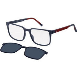 Tommy Hilfiger TH2145/CS 8RU/C355 Ανδρικός Σκελετός Γυαλιών Οράσεως με Clip-On Κοκάλινος Μπλε