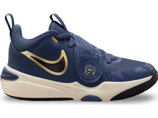Nike Παιδικά Αθλητικά Παπούτσια για Μπάσκετ Navy Μπλε Χρυσά FZ8463-400