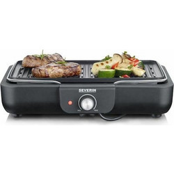Severin Ηλεκτρική Ψησταριά Πλάκας 2300W με Ρυθμιζόμενο Θερμοστάτη 33x33cm PG8556
