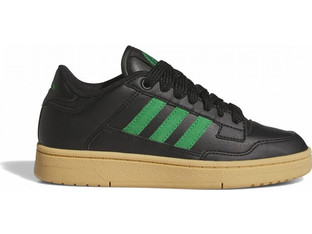 Adidas Rapid Court Low Παιδικά Sneakers Μαύρα Πράσινα JR3179