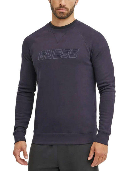 Guess Ανδρικό Φούτερ Navy Μπλε Z4YQ16K9V31-A753