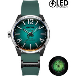Welder Spark Ανδρικό Ρολόι με Πράσινο Καουτσούκ Λουράκι WWRL1010