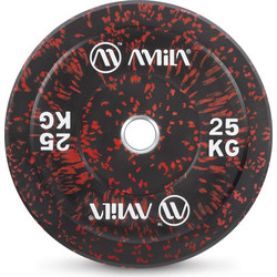 Amila Splash Slim Δίσκος Ολυμπιακού Τύπου Bumper 25kg Φ50mm