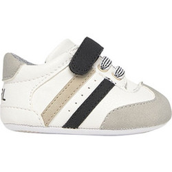 Mayoral Βρεφικά Sneakers Αγκαλιάς Μπεζ Μαύρο 25-09899-077