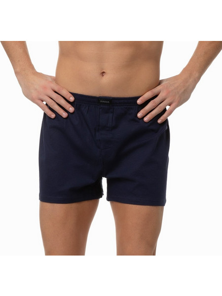 Minerva Ανδρικά Μποξεράκια Σετ 2Pack Navy Μπλε 96-23122-100