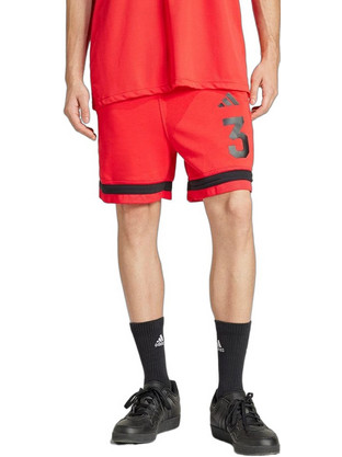 Adidas Ανδρική Βερμούδα Υφασμάτινη Κόκκινη JD8089