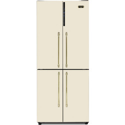Lofra GFRBI817 Retro Ψυγείο Ντουλάπα 488lt Full No Frost Υ179.3xΠ83.3xΒ74cm Μπεζ