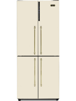 Lofra GFRBI817 Retro Ψυγείο Ντουλάπα 488lt Full No Frost Υ179.3xΠ83.3xΒ74cm Μπεζ