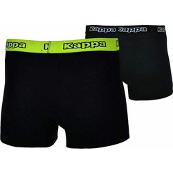 Kappa Ανδρικά Μποξεράκια Σετ 2Pack Μαύρα 304JB30-953