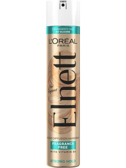 L'Oreal Paris Elnett Micro-Diffusion Fragrance Free Λακ Μαλλιών Δυνατό Κράτημα 300ml