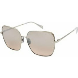 Rag & Bone RNB1054-G-S 010 Γυναικεία Γυαλιά Ηλίου Τετράγωνα Μεταλλικά Ασημί με Καφέ Φακό