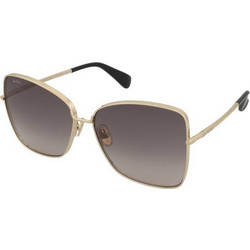 Max Mara MM0097 32B Γυναικεία Γυαλιά Ηλίου Πεταλούδα Μεταλλικά Χρυσά με Μαύρο Φακό