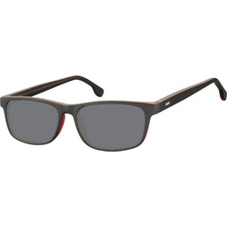 Sunoptic SS-CP122H Ανδρικά Γυαλιά Ηλίου Τετράγωνα Κοκάλινα Μαύρα με Μαύρο Φακό
