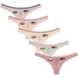Donella Eyes Βαμβακερά Γυναικεία String Multipack 2471GZ