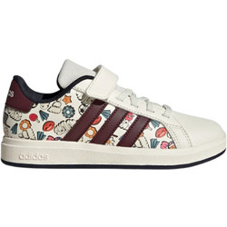 Adidas Grand Court 2.0 EL Hook Παιδικά Sneakers Μπεζ Καφέ JR5151