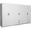 Megapap Εξάφυλλη Ντουλάπα Ρούχων Victoria Λευκή 300x60x181cm GP100-0099,1