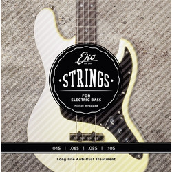 EKO Guitars Σετ 4 Χορδές Ηλεκτρικού Μπάσου Pure Nickel 45-105" Medium Tension