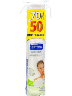 Septona Δίσκοι Ντεμακιγιάζ 120τμχ