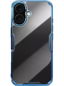 Nillkin Nature TPU Pro Back Cover Transparent/Blue (iPhone 16)