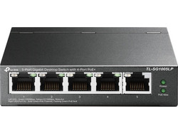 TP-Link TL-SG1005LP V3 Unmanaged L2 Switch με 4 Θύρες Ethernet 1000Mbps