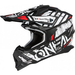 Oneal 2SRS Glitch V.23 Black White Κράνος Μηχανής Motocross 1450gr