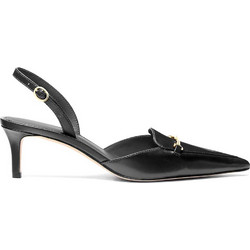 Michael Kors Γόβες Slingback Δερμάτινες με Τακούνι Στιλέτο Μαύρες 40R5LEMP1L-001