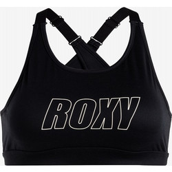 Roxy Αθλητικό Μπουστάκι με Μέτρια Στήριξη & Αφαιρούμενη Ενίσχυση Μαύρο ERJKT04192-KVJ0