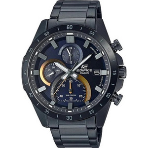 Casio Edifice Ανδρικό Ρολόι Χρονογράφος με Μαύρο Μεταλλικό Μπρασελέ EFR-571DC-2AVUDF Casio Edifice Ανδρικό Ρολόι Χρονογράφος με Μαύρο Μεταλλικό Μπρασελέ EFR-571DC-2AVUDF